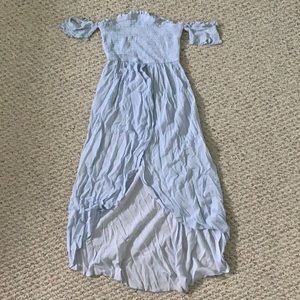 Flowy beach off the shoulder dress